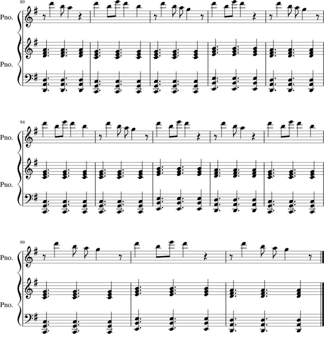 In the name of love sheet music notes 7