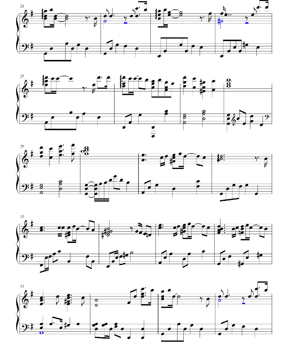 my destiny piano sheet music notes
