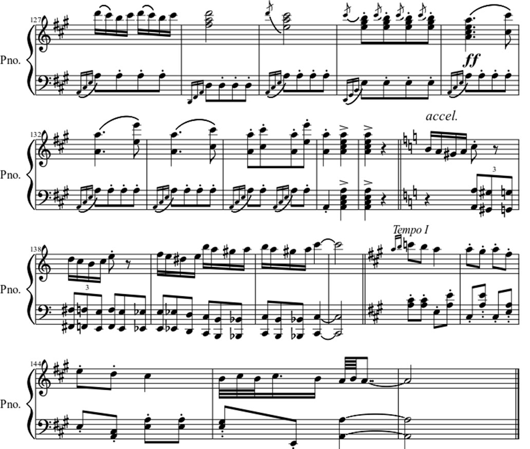 Tuskish March sheet piano 6